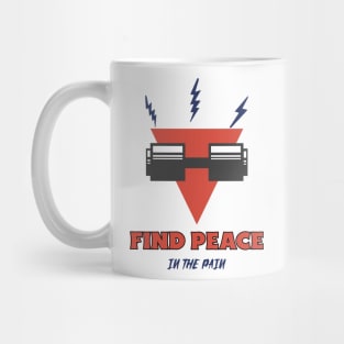 Find Peace In The Pain Workout Mug